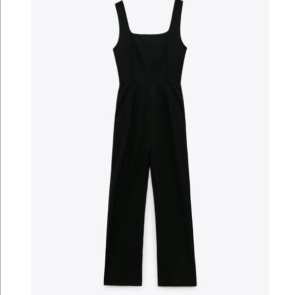 NWT ZARA LONG JUMPSUIT WITH BUTTONS - Picture 5 of 8